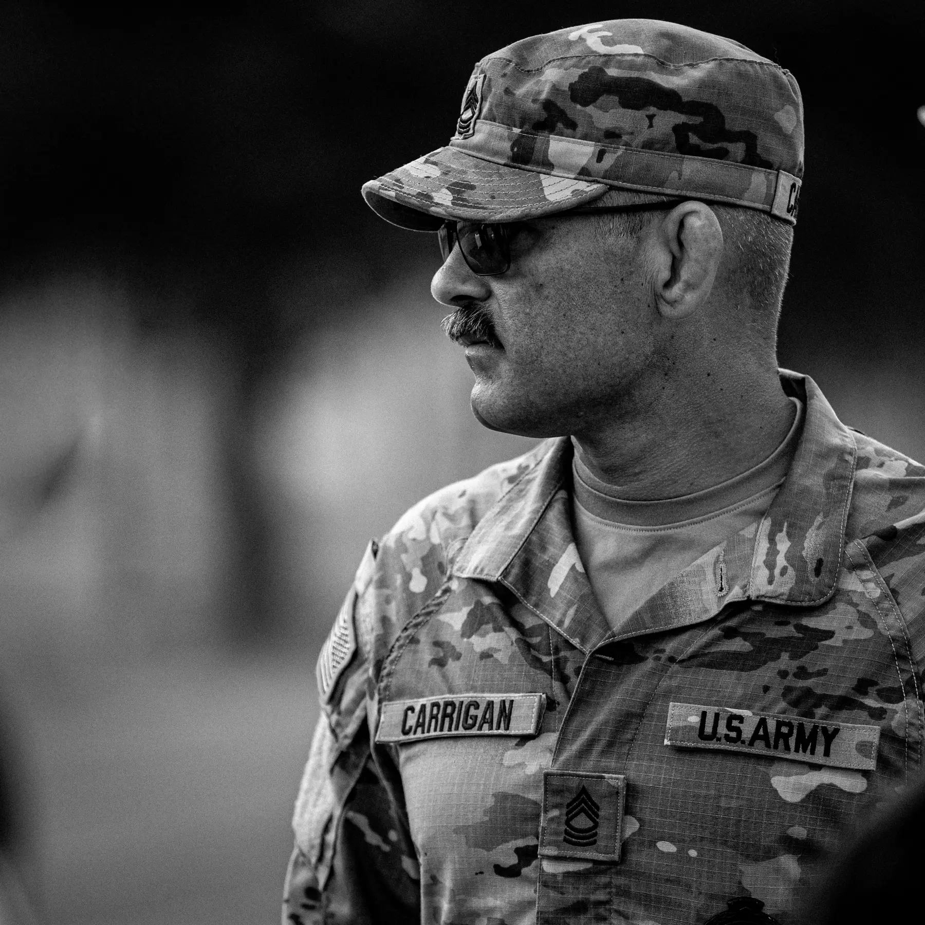Portrait of a North Dakota Army National Guard Soldier